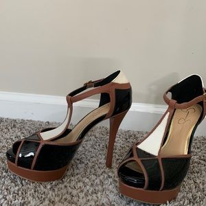 Jessica Simpson Peep toe platform Sandal/ Pump